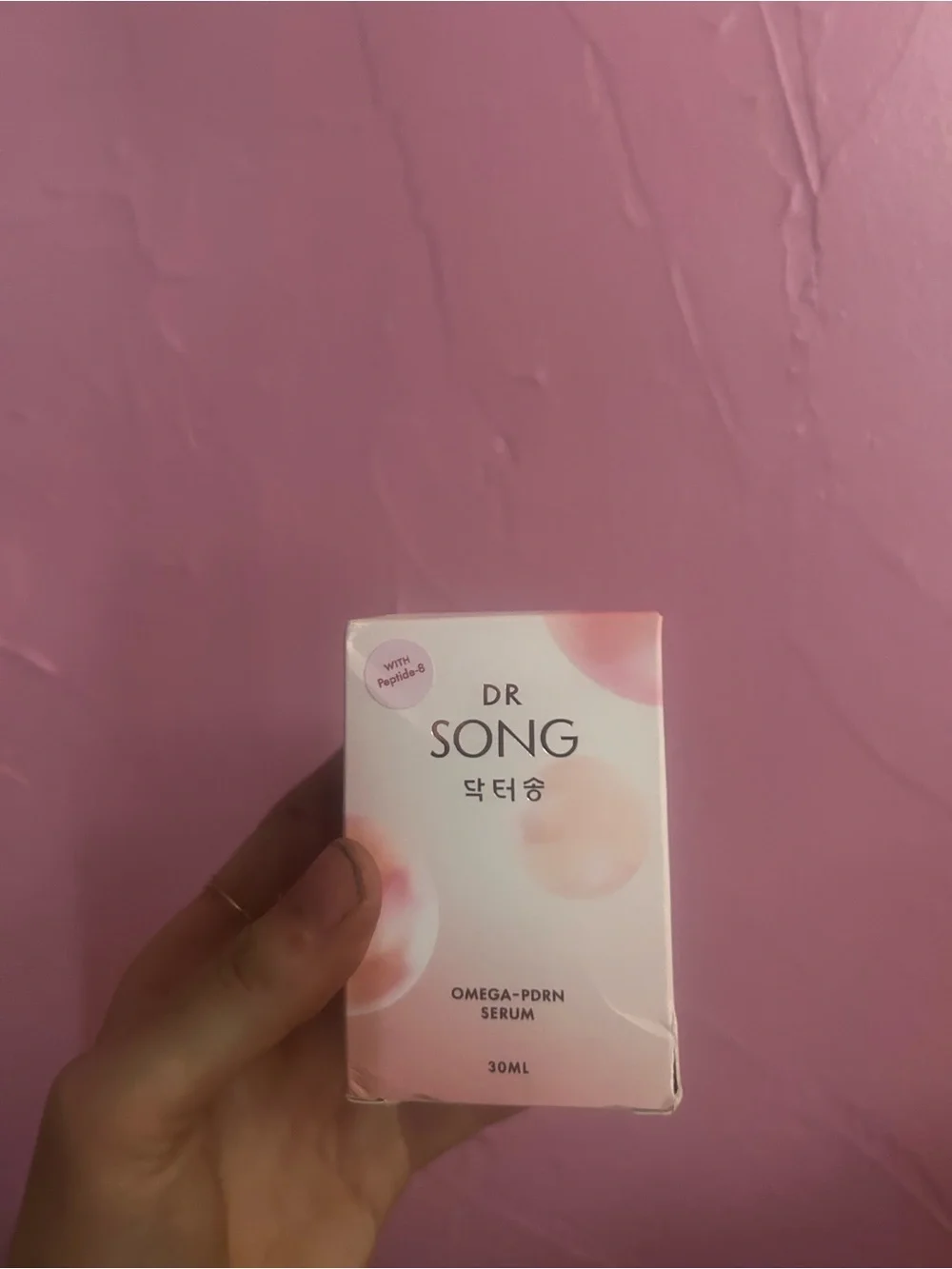 DR SONG Omega-PDRN Serum - Pink White Packaging